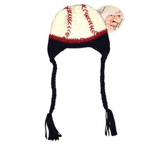 Daisy Baby Baseball Knit Hat